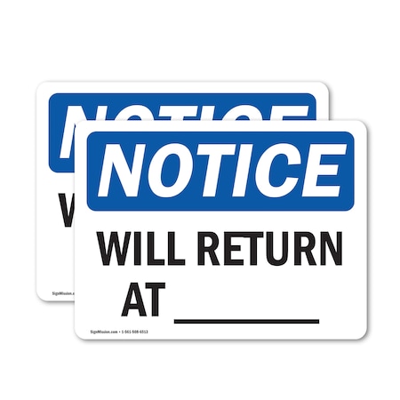 Signmission 24 in W, 18 in H, Vinyl Decal OS-2PACK-NS-D-1824-L-19062